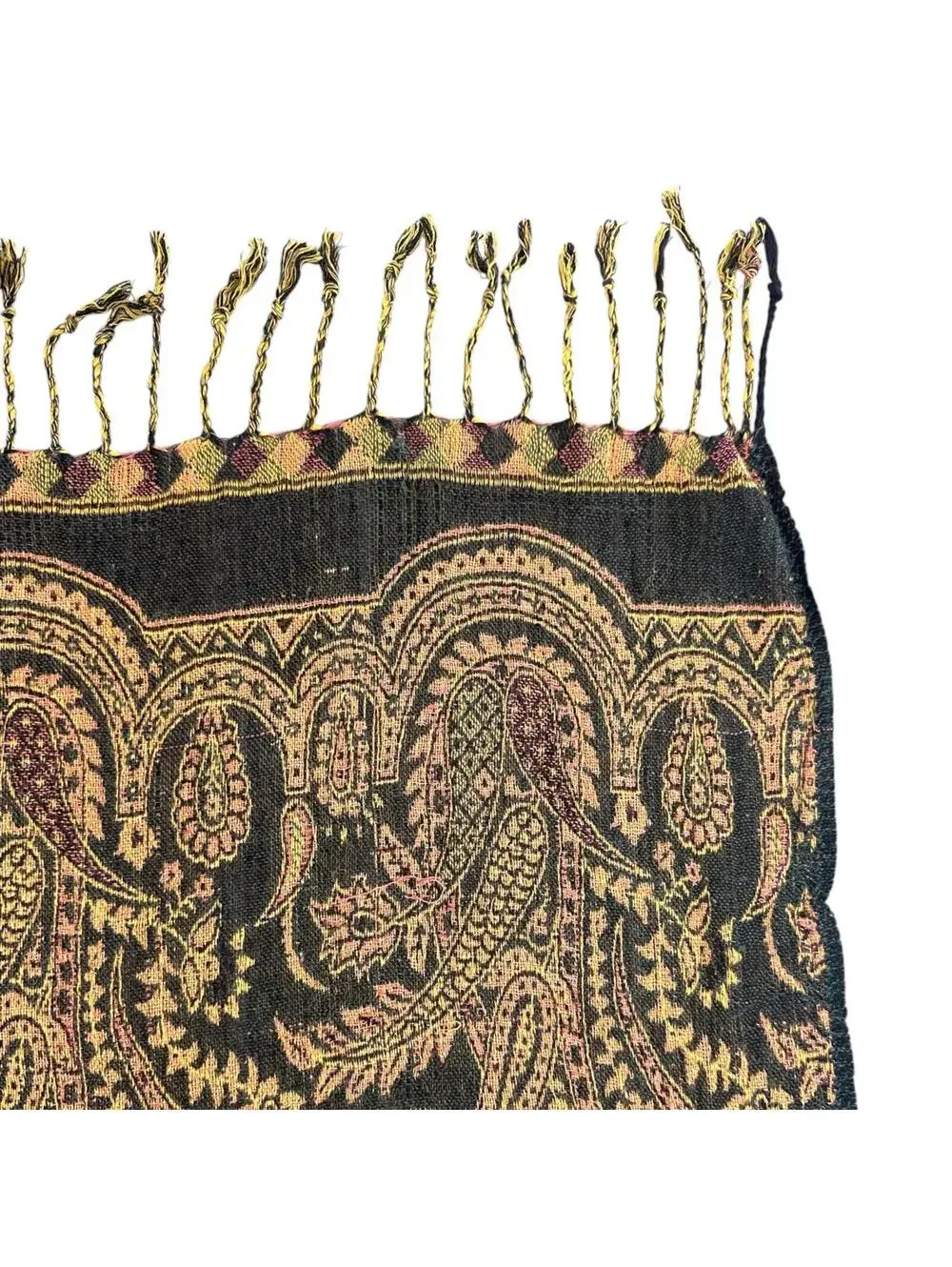 Vintage Dark Academia Paisley Pashmina